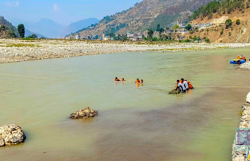 विपद् उद्धार अभ्यासका क्रममा सशस्त्रका जवानको मृत्यु
