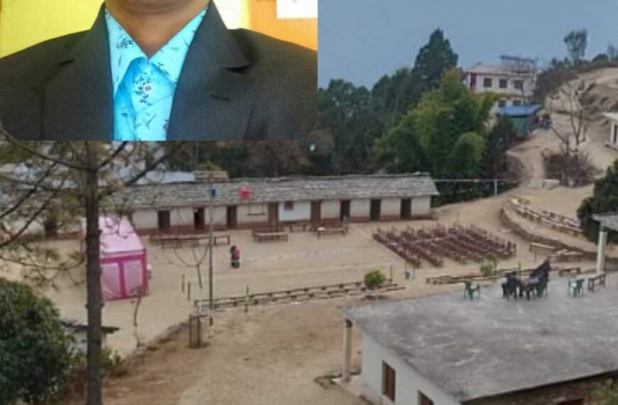 पढेकै विद्यालयमा प्रधानाध्यापकको जिम्मेवारी