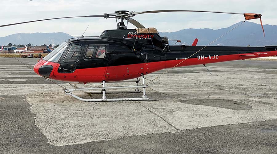 नुवाकोटमा हेलिकप्टर दुर्घटना हुँदा ५ जनाको मृत्यु