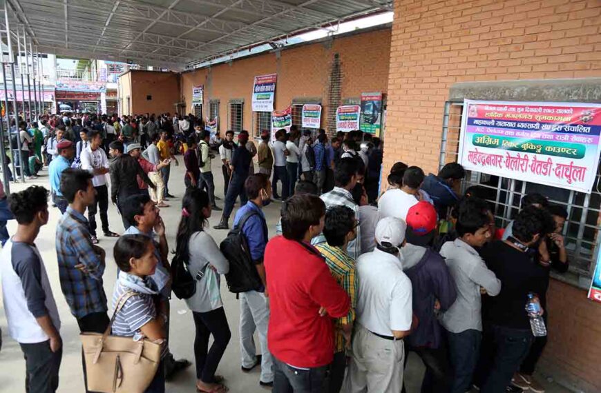 दशैँका लागि असोज १२ गतेदेखि अग्रिम टिकट बुकिङ खुल्ने