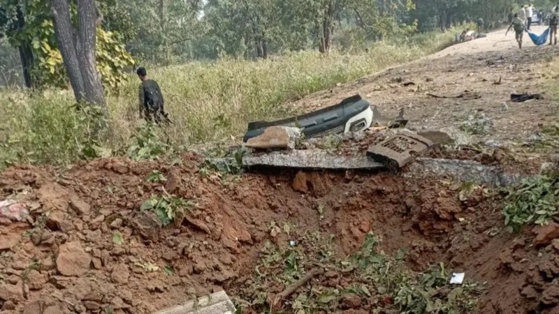 भारतमा माओवादीको आक्रमणमा ९ जना सुरक्षाकर्मीको मृत्यु