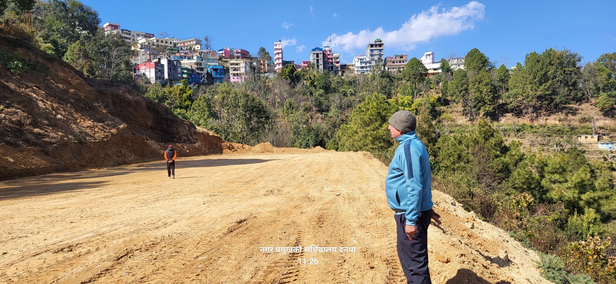 दनपा नगरप्रमुख जोशीद्धारा जगन्नाथ खेलमैदानको अनुगमन