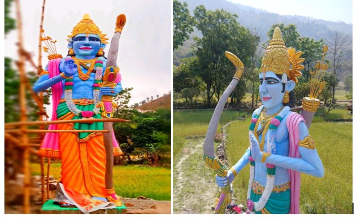 बैतडीमा चन्दा सङ्कलनबाट २१ फिट अग्लो राममूर्ति निर्माण गरियो