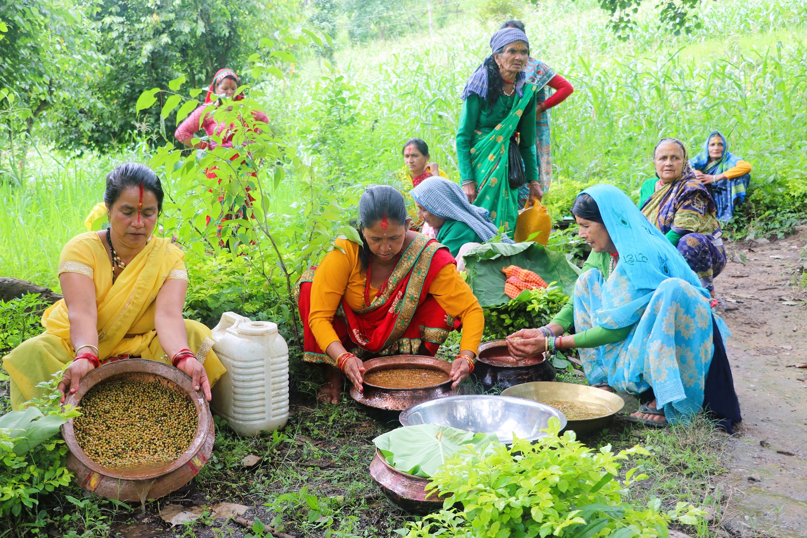 गौरा पर्वको दोश्रो दिन आज बिरुडा धोएर मनाइदै