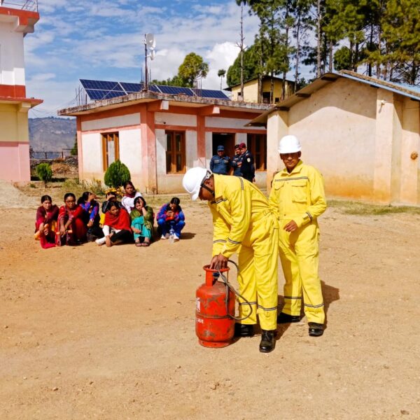 मैलौलीमा आगो नियन्त्रण अभ्यास
