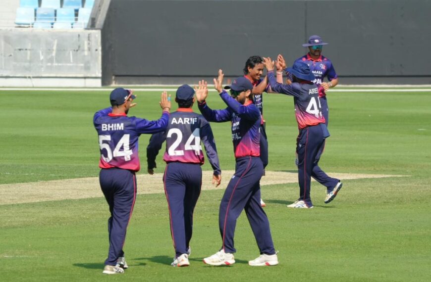 अमेरिकाले दियो नेपाललाई २ सय ६३ रनको लक्ष्य