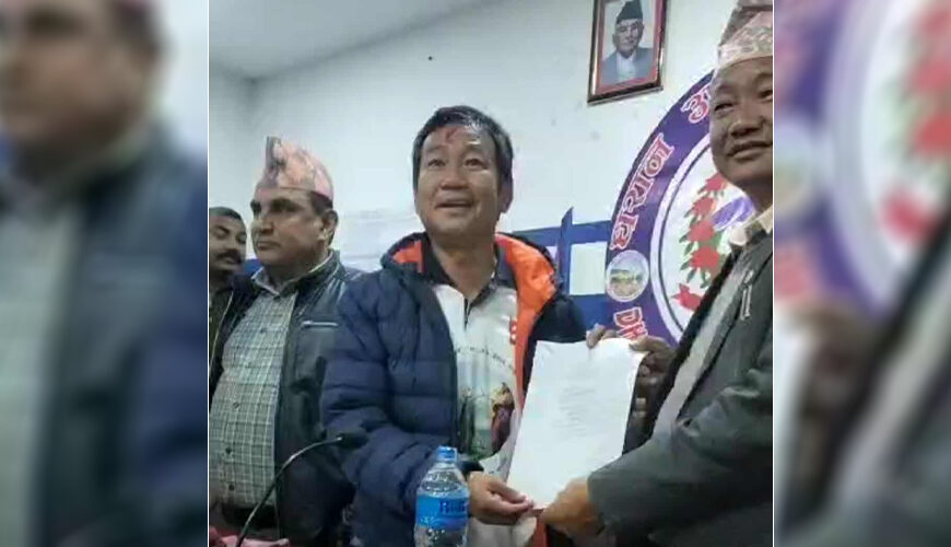 धरानका मेयर हर्क साम्पाङले दिए राजीनामा