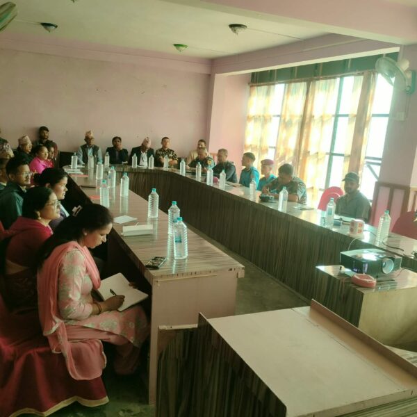 राष्ट्रिय विपद जोखिम न्युनीकरण तथा व्यवस्थापन सम्बन्धि अभिमुखीकरण